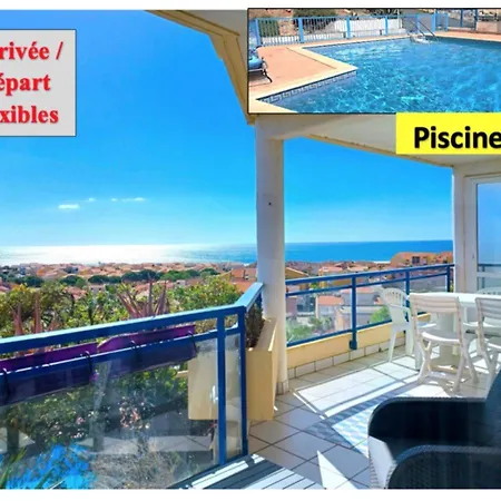 Plain-Pied, Terrasse, Piscine, Pleine Vue Mer, Plage A 6' A Pied, Parking, Wifi Fleury  Esterno foto
