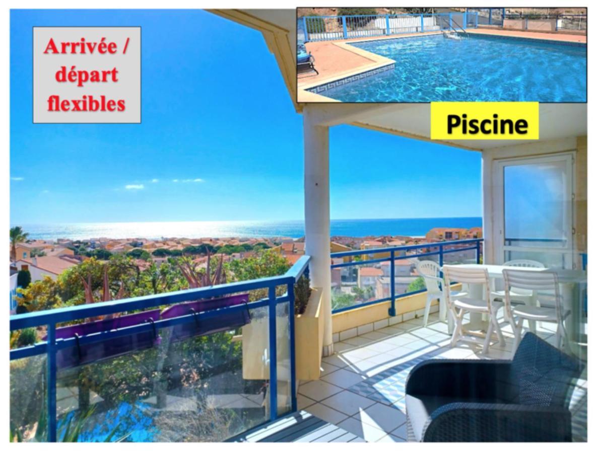 Apartment Plain-pied, Terrasse, Piscine, Pleine Vue Mer, A 6' A Pied, Parking, Wifi Fleury (Aude)